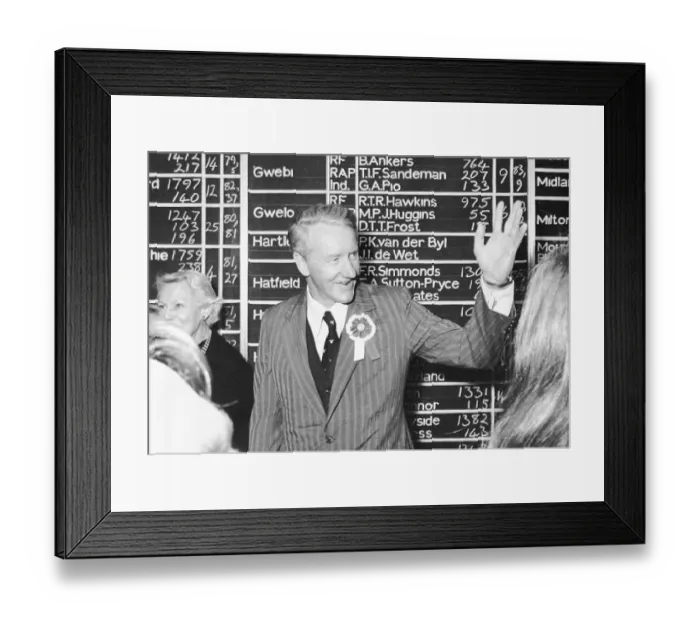 Framed Print : Ian Smith, Rhodesian Prime Minister Framed Print : Ian Smith, Rhodesian Prime Minister