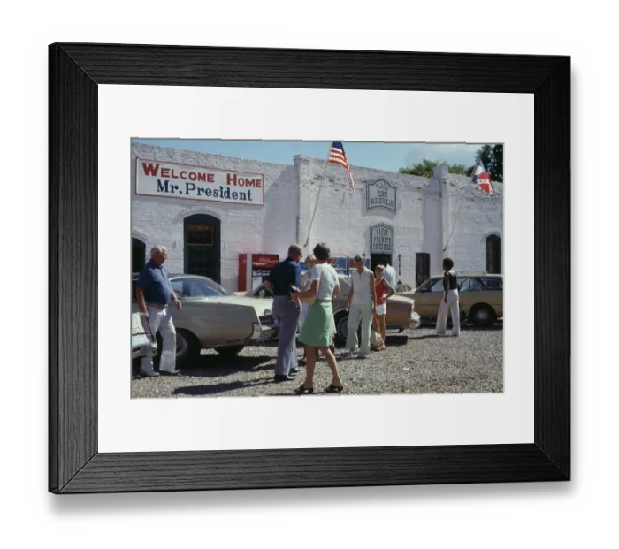 Framed Print : Plains Peanut Warehouse