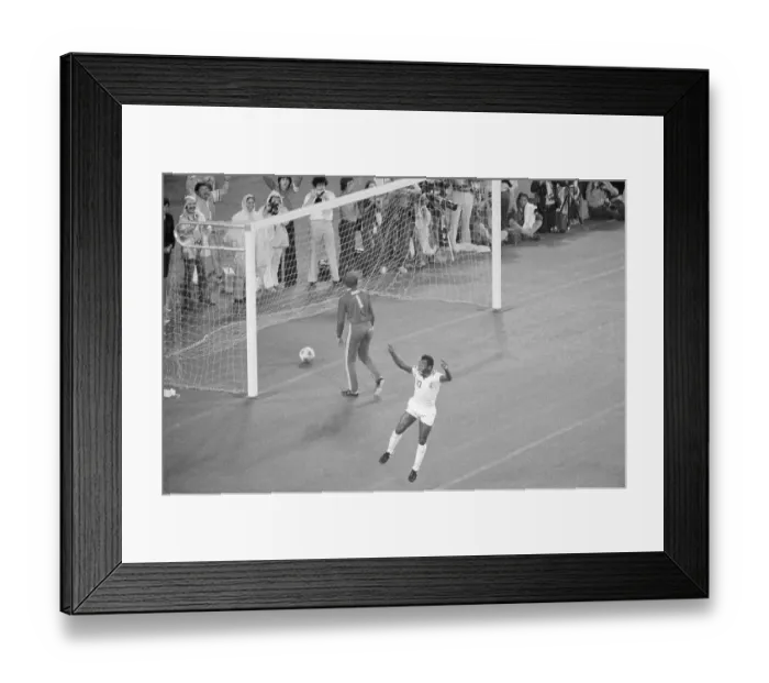Framed Print : Pele in Action During the Soccer Bowl Framed Print : Pele in Action During the Soccer Bowl