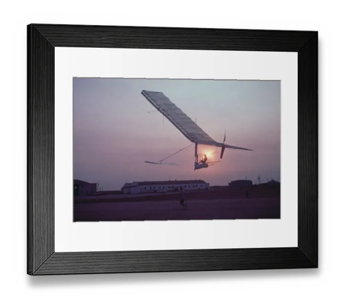 Framed Print : Human-Powered Aircraft Framed Print : Human-Powered Aircraft