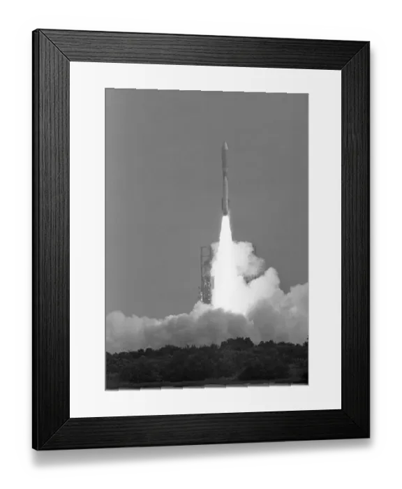 Framed Print : Rocket Shooting into Sky Framed Print : Rocket Shooting into Sky