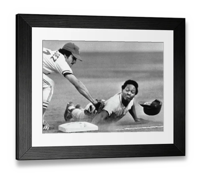 Framed Print : New York Mets v. St. Louis Cardinals Action Framed Print : New York Mets v. St. Louis Cardinals Action