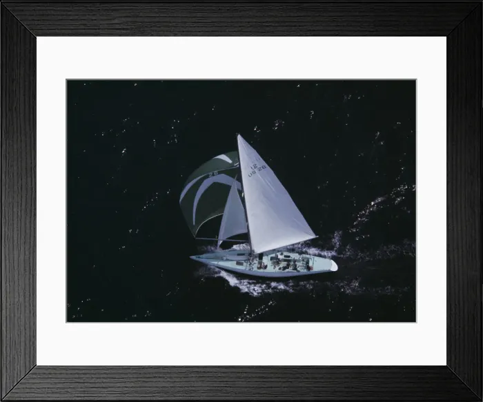 Framed Print : Yacht Courageous Framed Print : Yacht Courageous