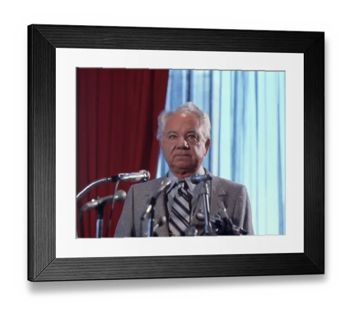 Framed Print : Judge Leon Jaworski Framed Print : Judge Leon Jaworski