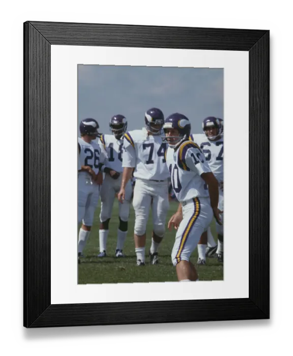 Framed Print : Fran Tarkenton And Minnesota Vikings Framed Print : Fran Tarkenton And Minnesota Vikings