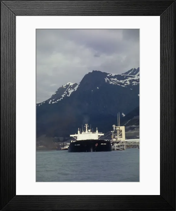 Framed Print : Supertanker ARCO Juneau Framed Print : Supertanker ARCO Juneau