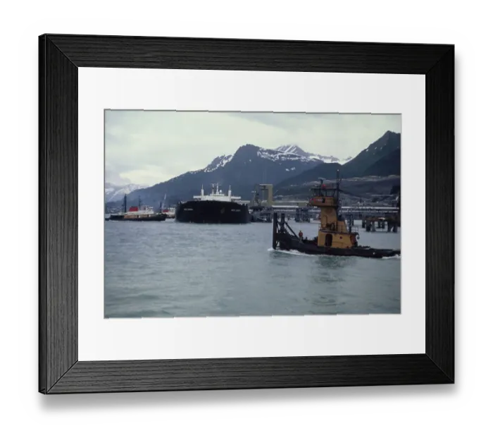 Framed Print : Supertanker ARCO Juneau