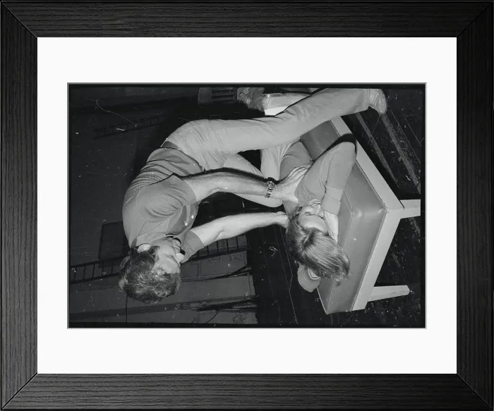 Framed Print : William Shatner and Yvette Mimieux Give Each Other Back Massages Framed Print : William Shatner and Yvette Mimieux Give Each Other Back Massages
