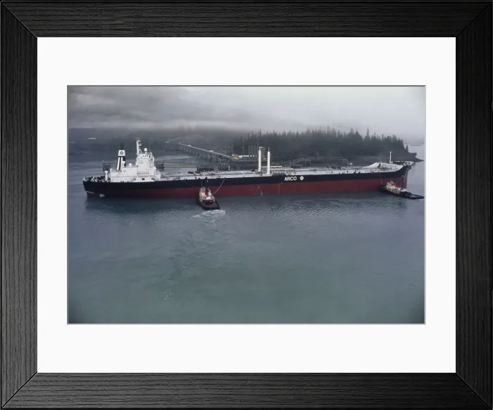 Framed Print : Supertanker ARCO Juneau Framed Print : Supertanker ARCO Juneau