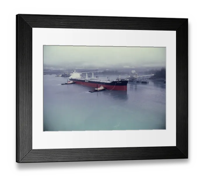 Framed Print : Supertanker ARCO Juneau Framed Print : Supertanker ARCO Juneau