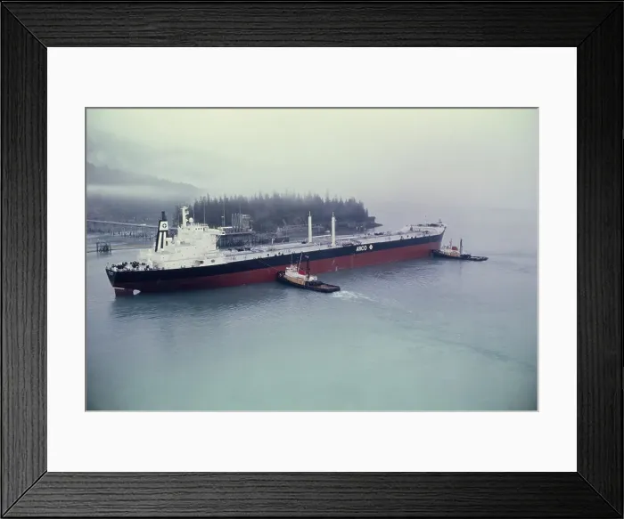 Framed Print : Supertanker ARCO Juneau Framed Print : Supertanker ARCO Juneau