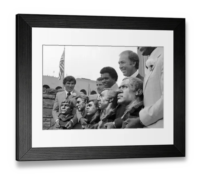 Framed Print : Inductees to the Football Hall of Fame Framed Print : Inductees to the Football Hall of Fame