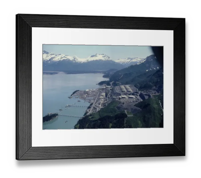 Framed Print : Trans-Alaska Pipeline Terminal Framed Print : Trans-Alaska Pipeline Terminal