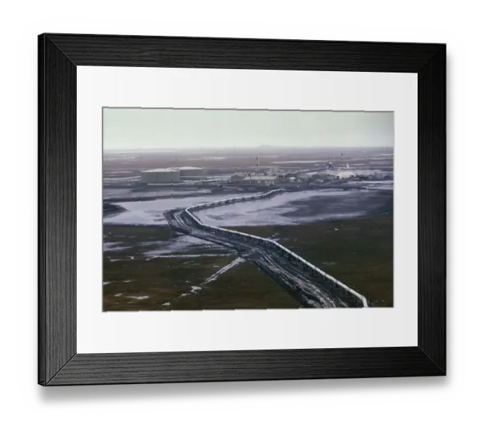 Framed Print : Trans-Alaska Pipeline Terminal Framed Print : Trans-Alaska Pipeline Terminal