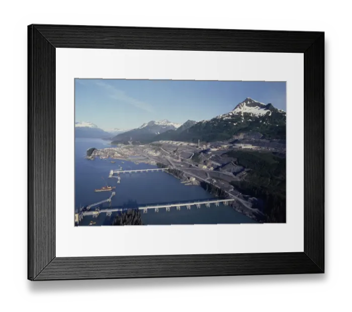 Framed Print : Trans-Alaska Pipeline Terminal Framed Print : Trans-Alaska Pipeline Terminal