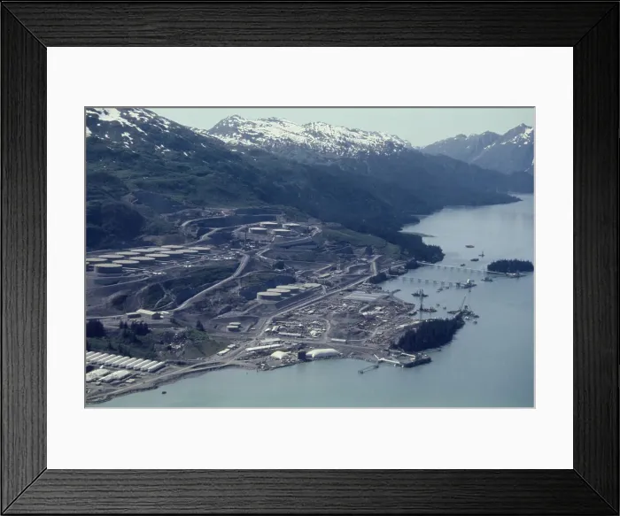 Framed Print : Trans-Alaska Pipeline Terminal Framed Print : Trans-Alaska Pipeline Terminal