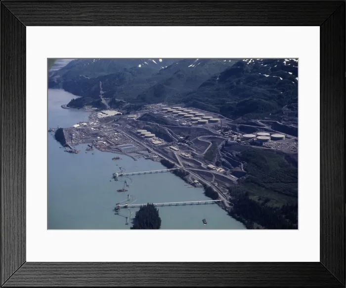 Framed Print : Trans-Alaska Pipeline Terminal Framed Print : Trans-Alaska Pipeline Terminal