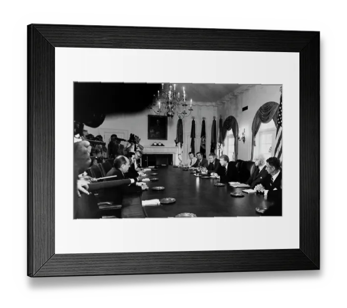 Framed Print : US President Carter In Panama Treaty Meeting Framed Print : US President Carter In Panama Treaty Meeting