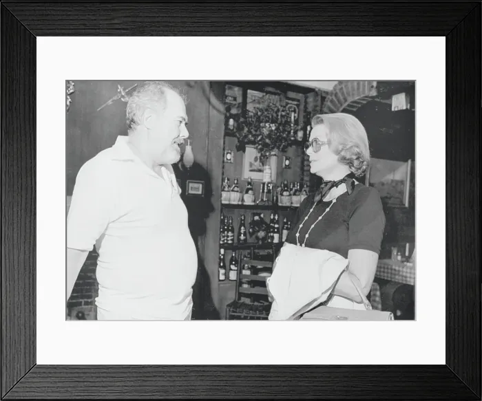 Framed Print : Princess Grace and Robert Altman Coversing