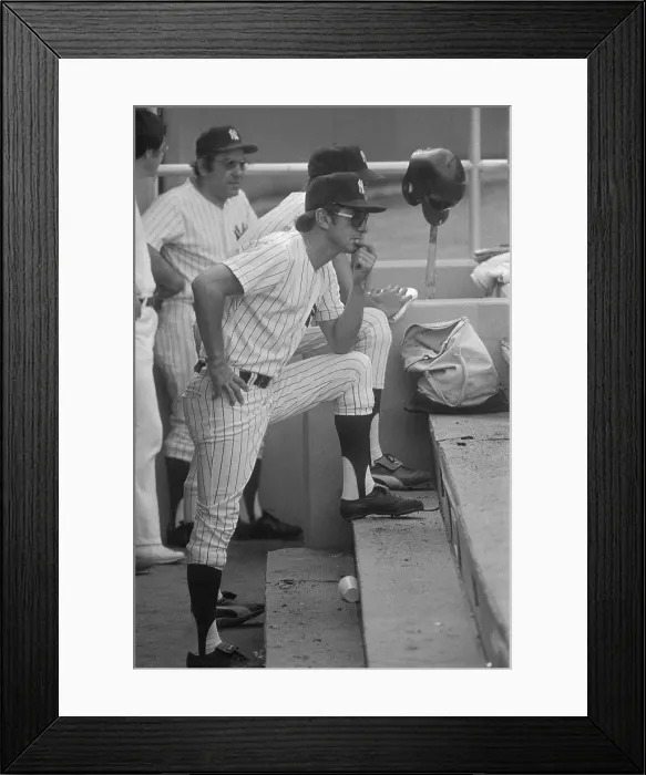 Framed Print : Billy Martin Looking On Framed Print : Billy Martin Looking On
