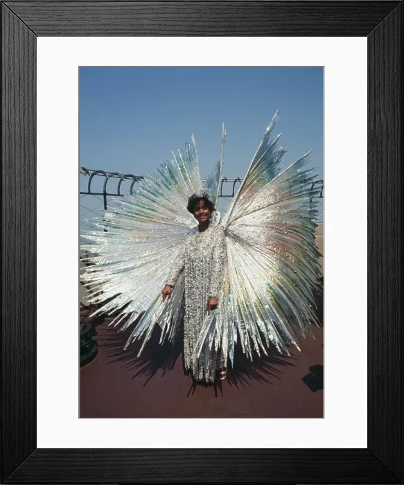 Framed Print : Miss Universe Janelle Commissiong Framed Print : Miss Universe Janelle Commissiong