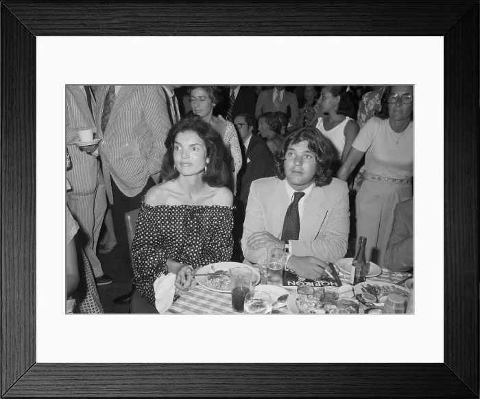 Framed Print : Jacqueline Kennedy Onassis and Jann Wenner Framed Print : Jacqueline Kennedy Onassis and Jann Wenner