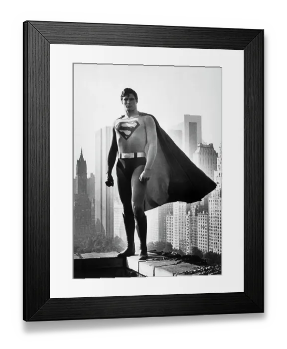 Framed Print : Christopher Reeve as Superman Framed Print : Christopher Reeve as Superman