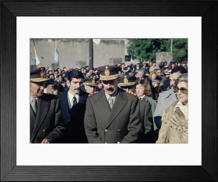 Framed Print : President Jorge Videla Framed Print : President Jorge Videla