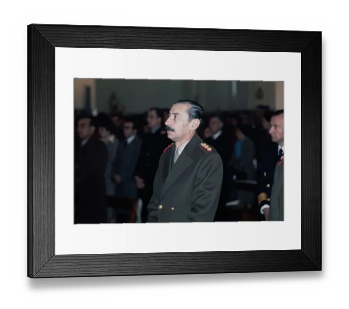 Framed Print : President Jorge Videla Framed Print : President Jorge Videla