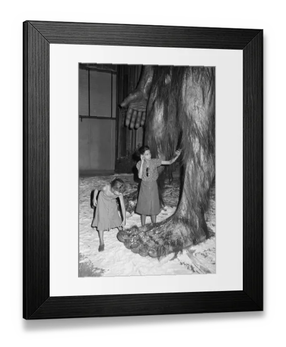 Framed Print : Prop from Italian Monster Movie Framed Print : Prop from Italian Monster Movie