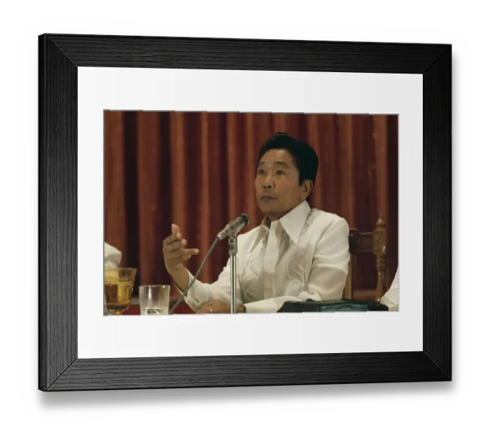 Framed Print : President Ferndinand Marcos Framed Print : President Ferndinand Marcos