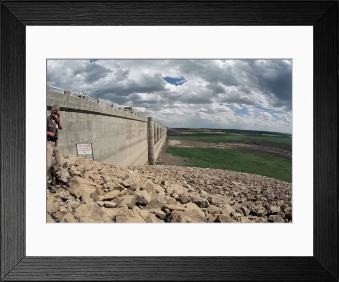 Framed Print : John Martin Reservoir