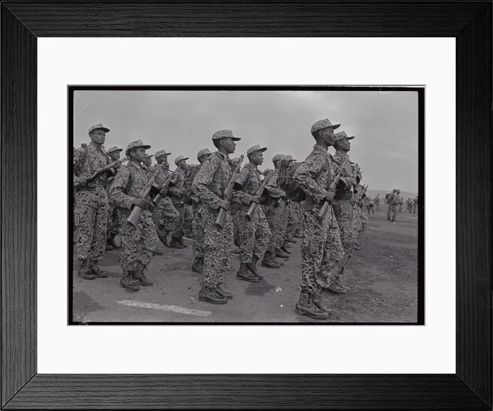 Framed Print : Ethiopian Soldiers Running Together Framed Print : Ethiopian Soldiers Running Together