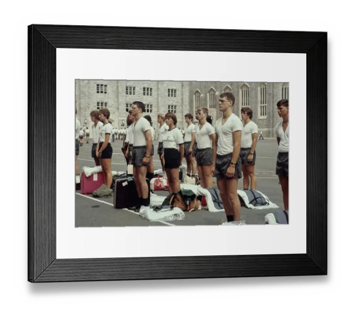 Framed Print : West Point Freshman Cadets