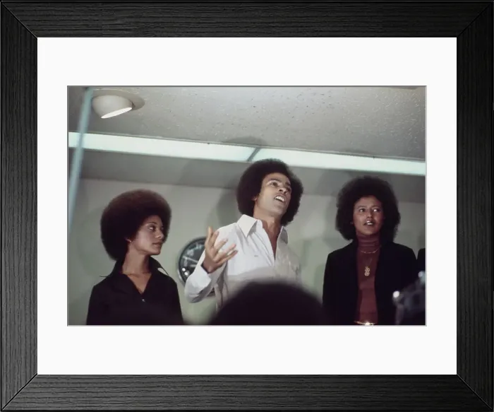 Framed Print : Huey Newton, Black Panther Party Framed Print : Huey Newton, Black Panther Party