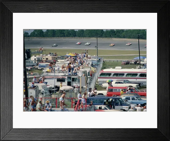 Framed Print : NASCAR fans at Daytona Beach Framed Print : NASCAR fans at Daytona Beach