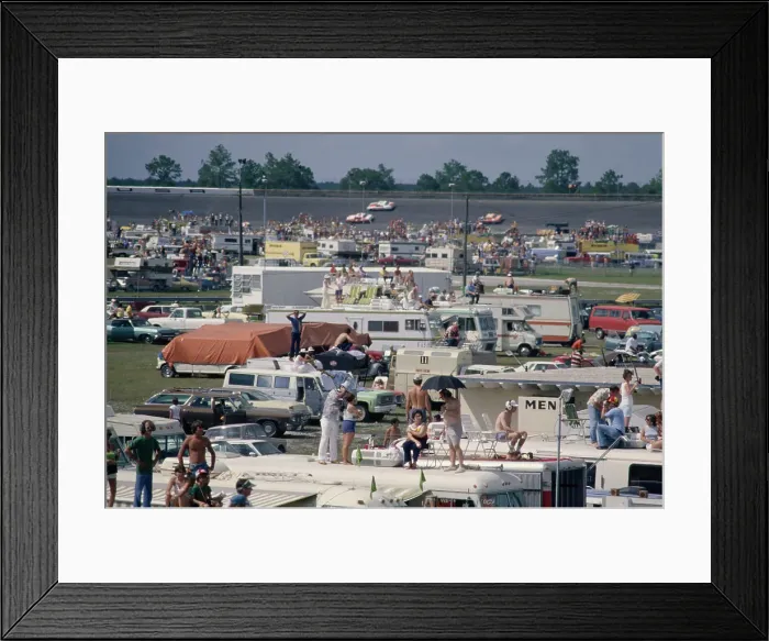 Framed Print : NASCAR fans at Daytona Beach Framed Print : NASCAR fans at Daytona Beach