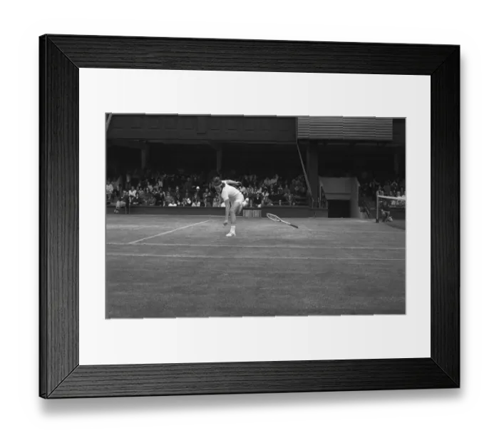 Framed Print : John McEnroe dropping racket during match Framed Print : John McEnroe dropping racket during match
