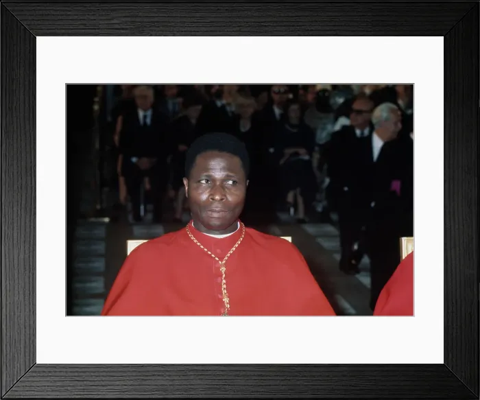Framed Print : Cardinal Gantin Of Benin