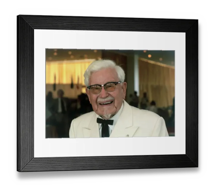 Framed Print : Harland Sanders Framed Print : Harland Sanders