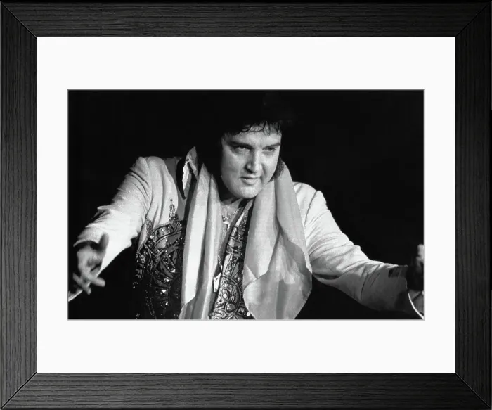 Framed Print : Elvis Presley Performing Framed Print : Elvis Presley Performing