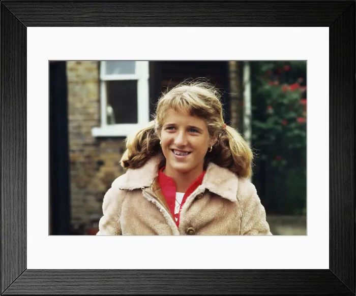 Framed Print : Tracy Austin Being Interviewed