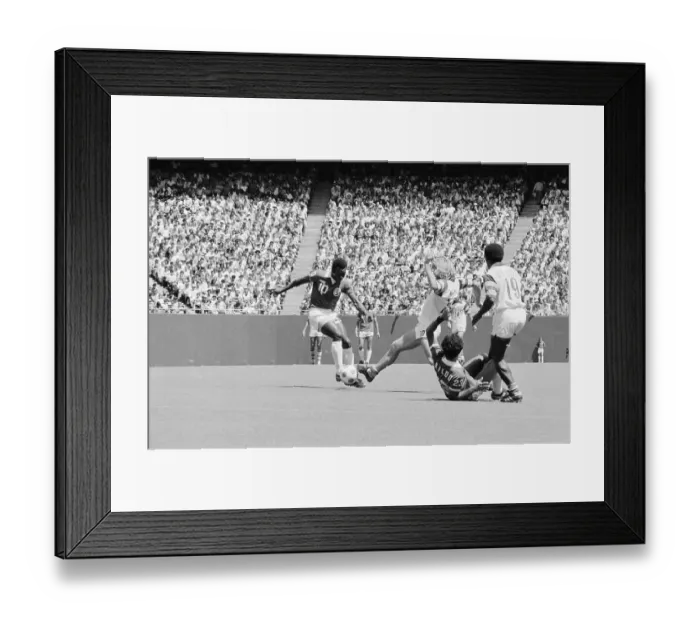 Framed Print : Pele and Rodney Marsh in Talented Soccer Action Framed Print : Pele and Rodney Marsh in Talented Soccer Action