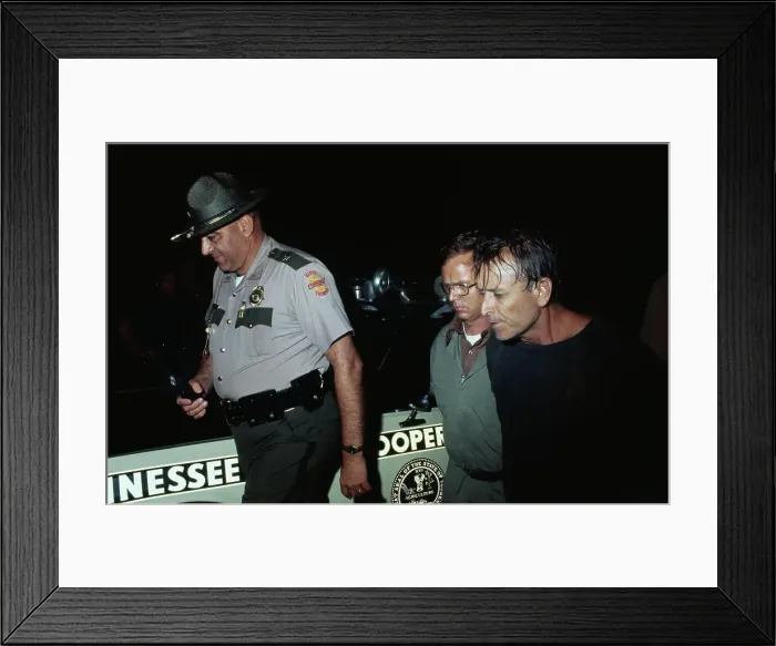 Framed Print : Policemen Escorting James Earl Ray