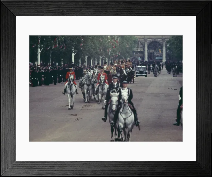 Framed Print : Silver Jubilee Procession Framed Print : Silver Jubilee Procession