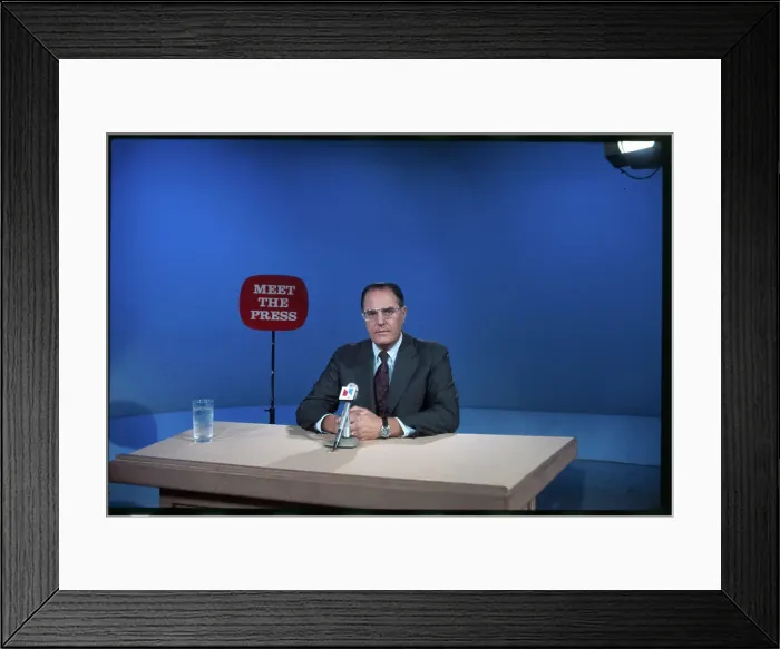 Framed Print : Robert Giaimo Appearing on Meet the Press Framed Print : Robert Giaimo Appearing on Meet the Press