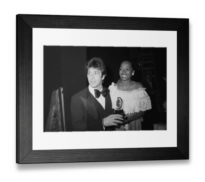 Framed Print : Al Pacino & Diana Ross With Their Tonys Framed Print : Al Pacino & Diana Ross With Their Tonys