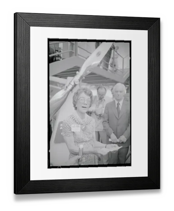 Framed Print : Portrait of Anne Morrow Lindbergh