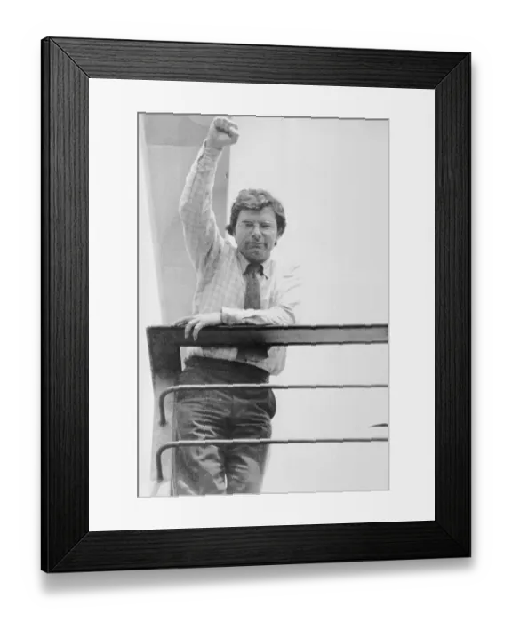 Framed Print : Philip Agee Clenching Fist Framed Print : Philip Agee Clenching Fist