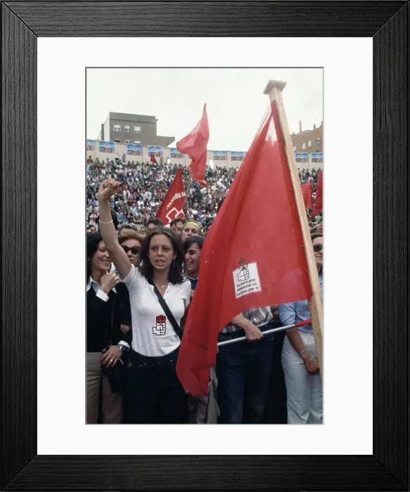 Framed Print : Rally In Madrid